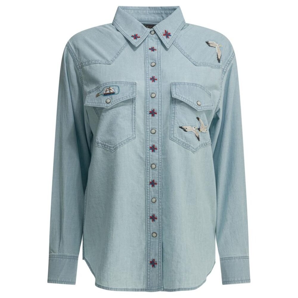 Filson Embroidered Western Casual Shirt Tag Size L Women - Picture 1 of 4